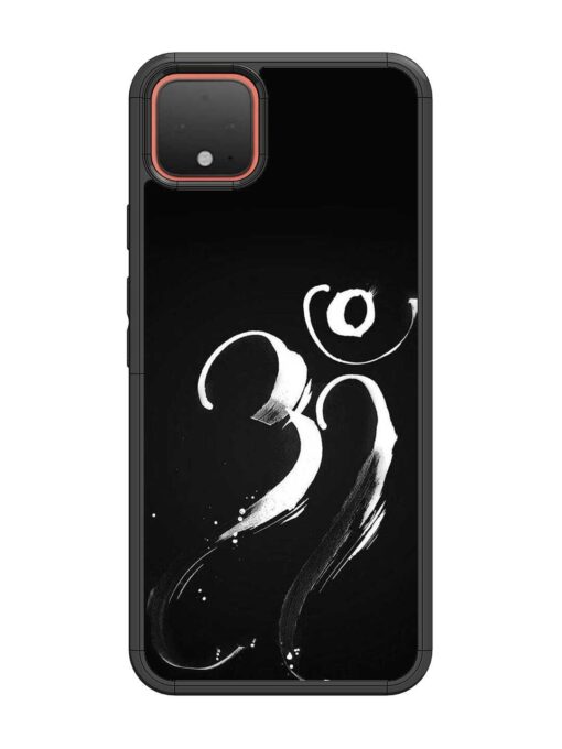 Om Logo Glossy Metal Phone Cover for Google Pixel 4 Zapvi