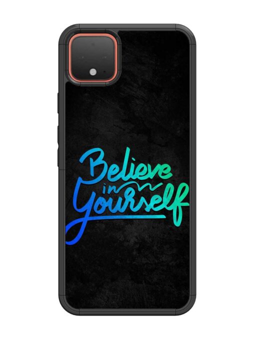 Believe In Yourself Glossy Metal Phone Cover for Google Pixel 4 Zapvi