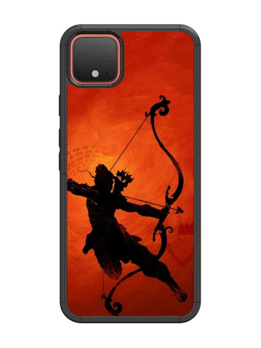 Illustration Lord Rama Glossy Metal Phone Cover for Google Pixel 4 Zapvi