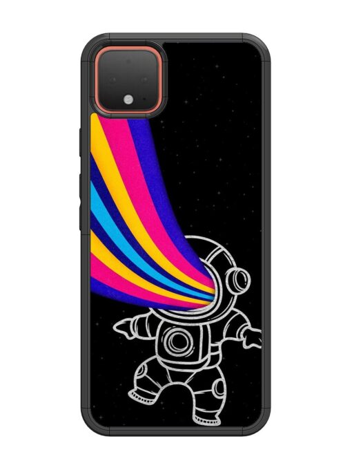 Astronaut Glossy Metal TPU Phone Cover for Google Pixel 4 Zapvi