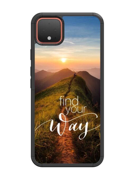 Find Your Way Glossy Metal Phone Cover for Google Pixel 4 Zapvi