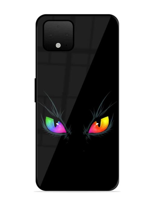 Cat Eyes Glossy Metal Phone Cover for Google Pixel 4 Xl Zapvi