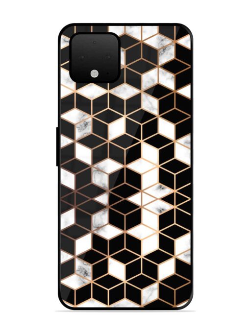 Vector Marble Texture Glossy Metal Phone Cover for Google Pixel 4 Xl Zapvi