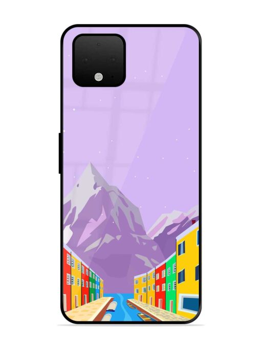 Venice City Illustration Glossy Metal Phone Cover for Google Pixel 4 Xl Zapvi