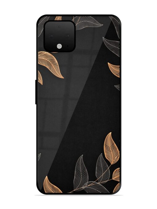 Foliage Art Glossy Metal Phone Cover for Google Pixel 4 Xl Zapvi