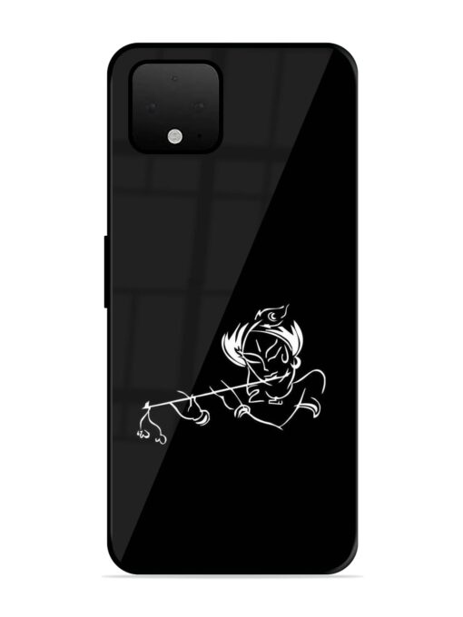 Krishna Flute Glossy Metal Phone Cover for Google Pixel 4 Xl Zapvi