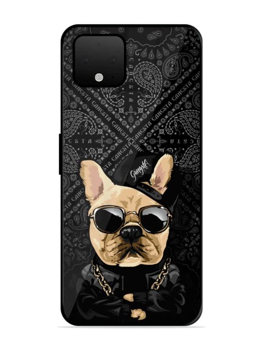 Gangsta Cool Sunmetales Dog Glossy Metal Phone Cover for Google Pixel 4 Xl Zapvi