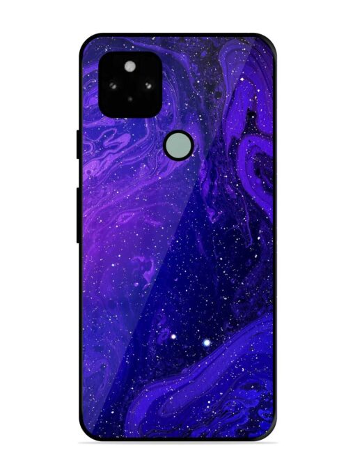 Galaxy Acrylic Abstract Art Glossy Metal Phone Cover for Google Pixel 5 Zapvi