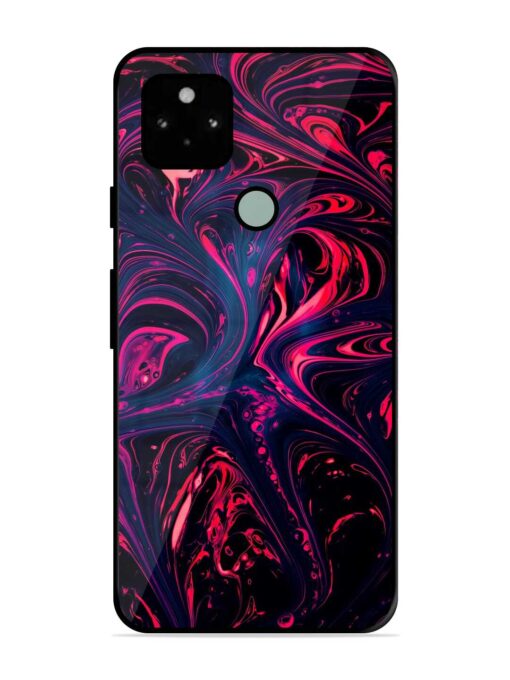 Abstract Background Glossy Metal Phone Cover for Google Pixel 5 Zapvi