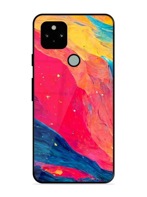 Starry Night Glossy Metal Phone Cover for Google Pixel 5 Zapvi