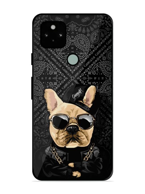 Gangsta Cool Sunmetales Dog Glossy Metal Phone Cover for Google Pixel 5 Zapvi