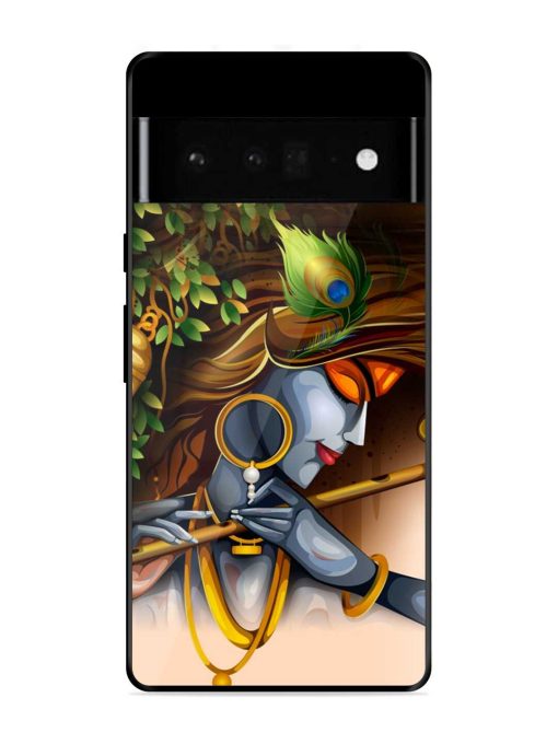 Krishna Glossy Metal Phone Cover for Google Pixel 6 Pro Zapvi