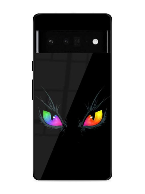 Cat Eyes Glossy Metal Phone Cover for Google Pixel 6 Pro Zapvi