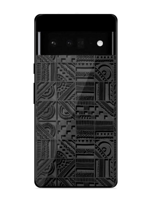 Seamless Pattern Glossy Metal Phone Cover for Google Pixel 6 Pro Zapvi