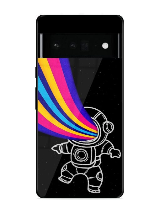 Astronaut Glossy Metal TPU Phone Cover for Google Pixel 6 Pro Zapvi