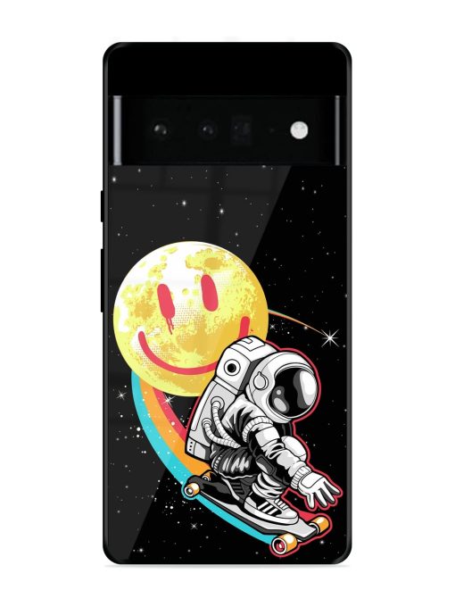 Astronaut Art Glossy Metal Phone Cover for Google Pixel 6 Pro Zapvi