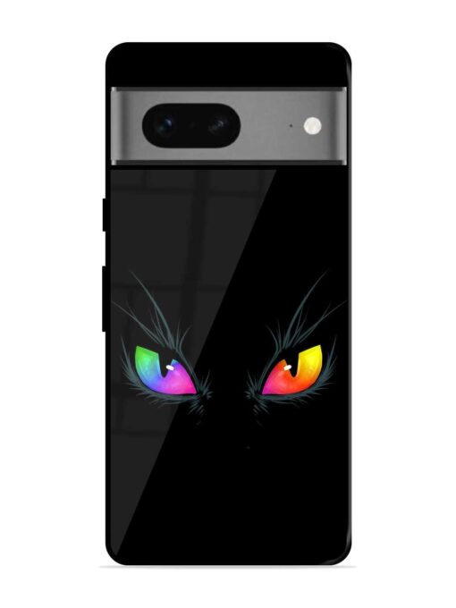 Cat Eyes Glossy Metal Phone Cover for Google Pixel 7 Zapvi