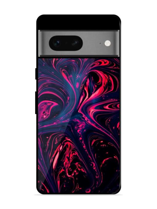 Abstract Background Glossy Metal Phone Cover for Google Pixel 7 Zapvi