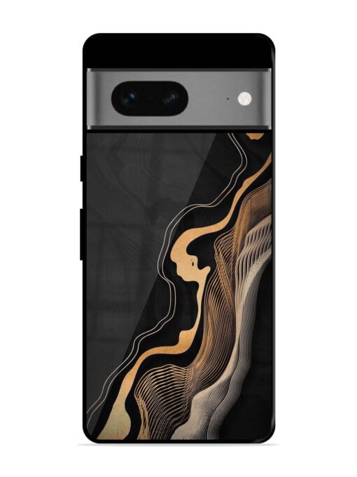 Abstract Art Glossy Metal TPU Phone Cover for Google Pixel 7 Zapvi