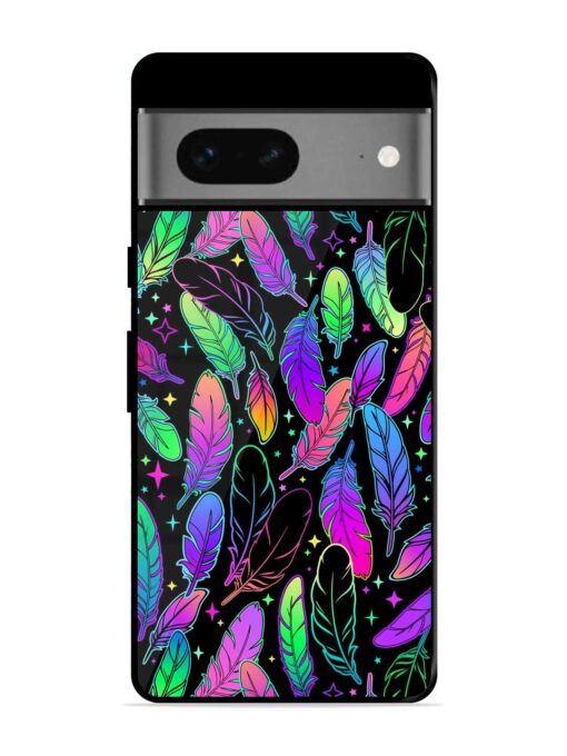 Bright Multi Colored Seamless Glossy Metal Phone Cover for Google Pixel 7 Zapvi