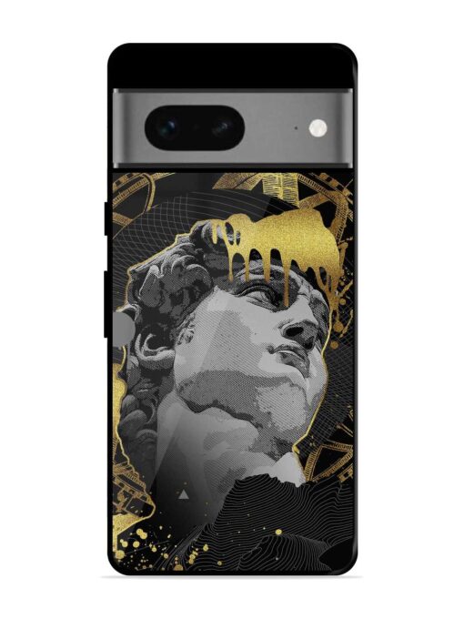 Roman Face Glossy Metal Phone Cover for Google Pixel 7 Zapvi