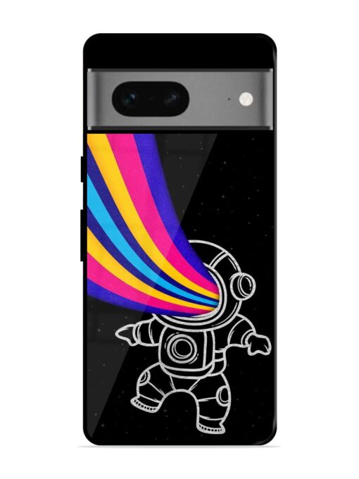 Astronaut Glossy Metal TPU Phone Cover for Google Pixel 7 Zapvi