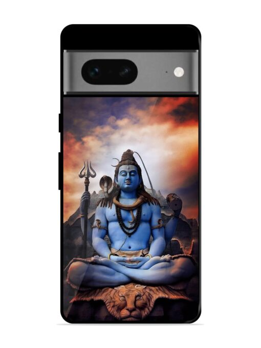 Jai Jai Shiv Glossy Metal Phone Cover for Google Pixel 7 Zapvi