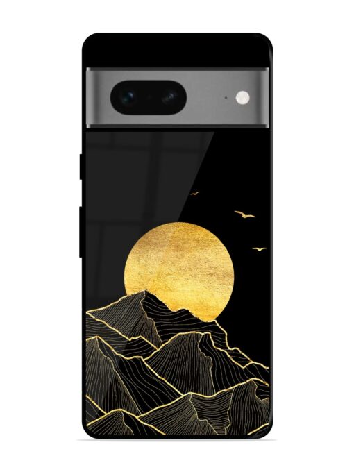 Golden Sunrise Glossy Metal Phone Cover for Google Pixel 7 Zapvi