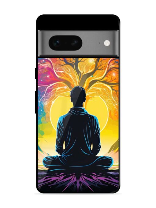 Mind Colourful Glossy Metal Phone Cover for Google Pixel 7 Zapvi