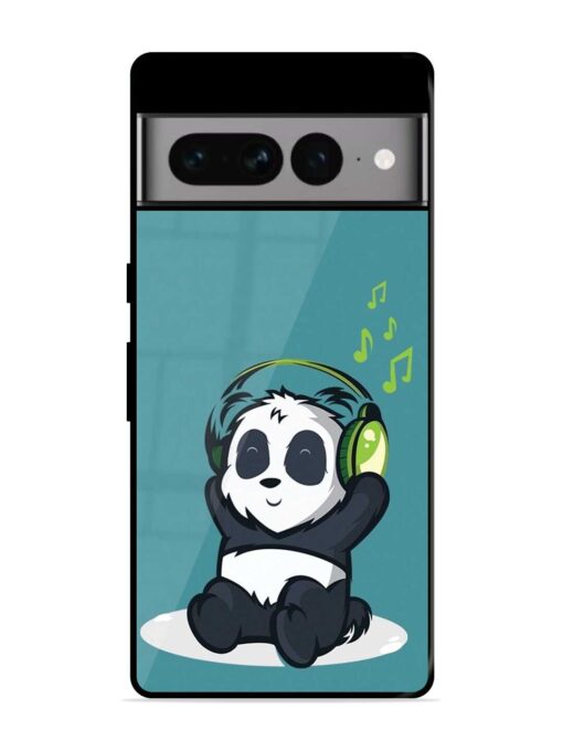 Music Panda Glossy Metal Phone Cover for Google Pixel 7 Pro Zapvi