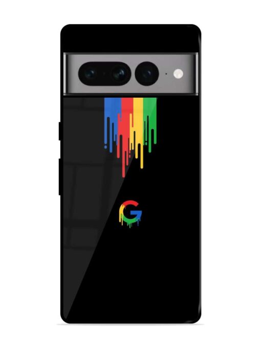 Google Logo Glossy Metal Phone Cover for Google Pixel 7 Pro Zapvi