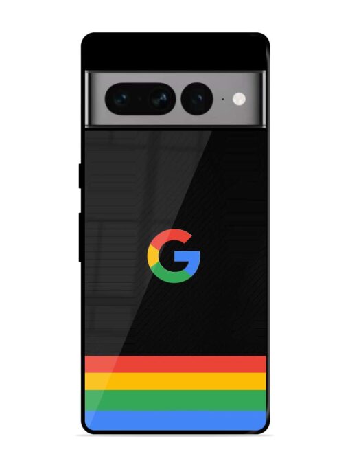 Google Logo Art Glossy Metal Phone Cover for Google Pixel 7 Pro Zapvi