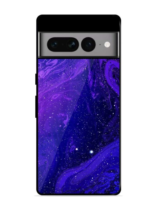 Galaxy Acrylic Abstract Art Glossy Metal Phone Cover for Google Pixel 7 Pro Zapvi