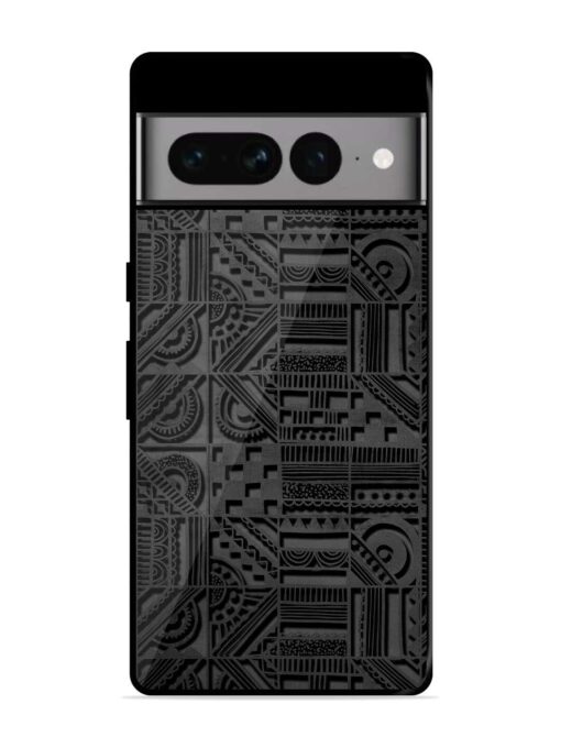 Seamless Pattern Glossy Metal Phone Cover for Google Pixel 7 Pro Zapvi