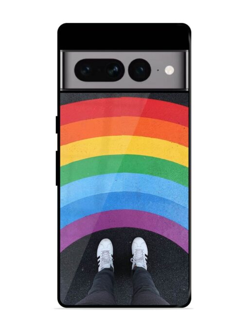 Legs Rainbow Glossy Metal TPU Phone Cover for Google Pixel 7 Pro Zapvi