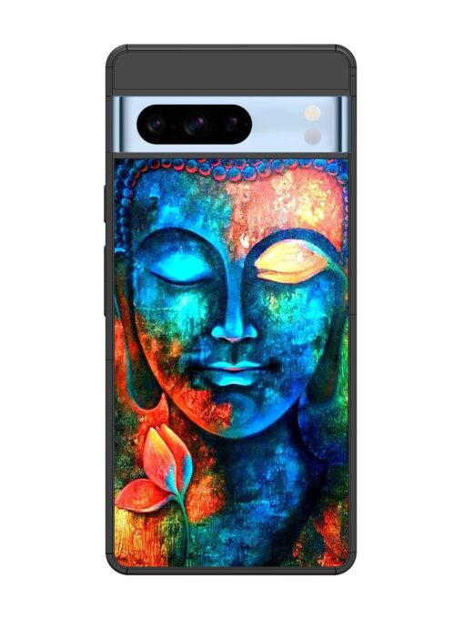 Buddha Painting Glossy Metal Phone Cover for Google Pixel 8 Pro Zapvi