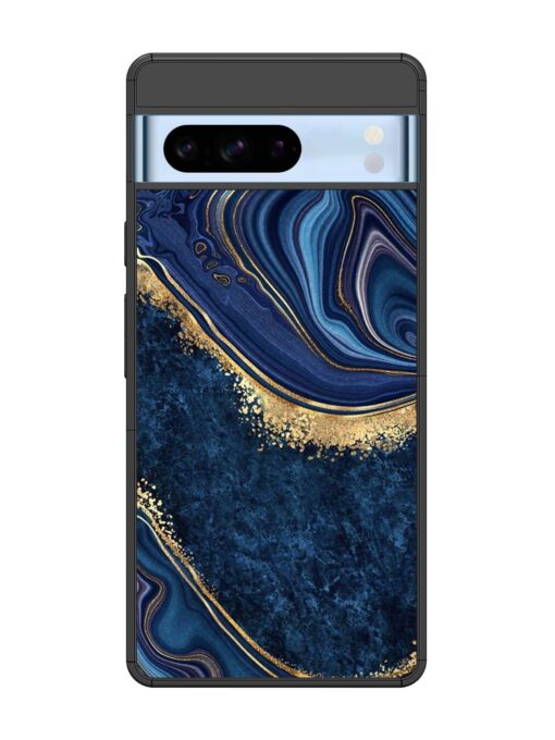 Abstract Background Blue Glossy Metal TPU Phone Cover for Google Pixel 8 Pro Zapvi