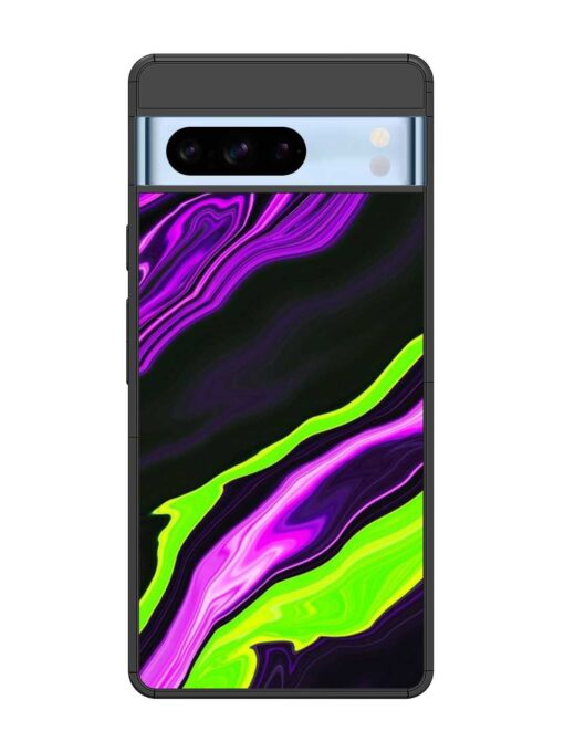 Bright Fluid Violet Glossy Metal Phone Cover for Google Pixel 8 Pro Zapvi