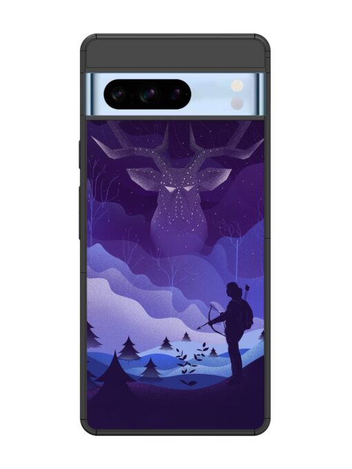 Deer Forest River Glossy Metal Phone Cover for Google Pixel 8 Pro Zapvi