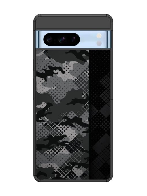 Dark Camouflage Glossy Metal Phone Cover for Google Pixel 8 Pro Zapvi