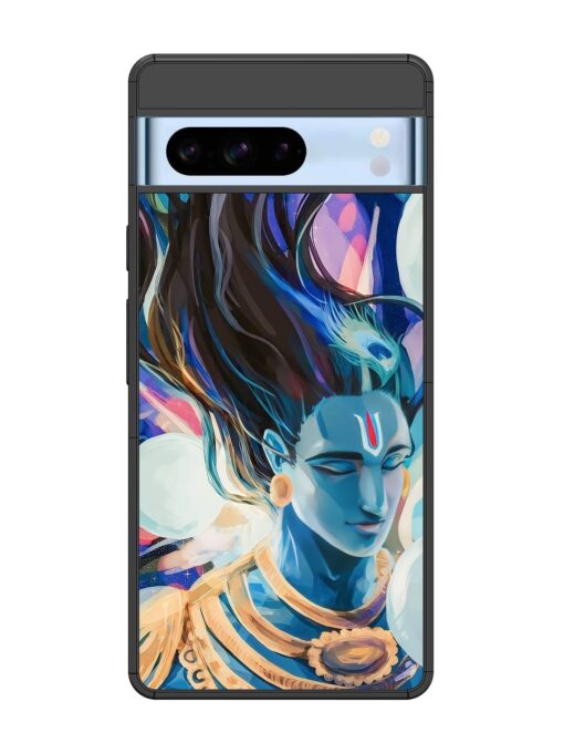 Bhagwan Sri Krishna Glossy Metal Phone Cover for Google Pixel 8 Pro Zapvi