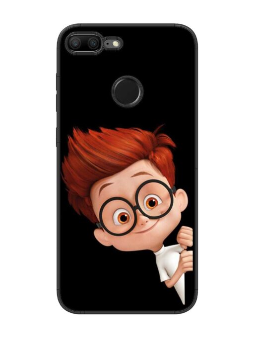 Smart Boy Cartoon Glossy Metal Phone Cover for Honor 9 Lite Zapvi