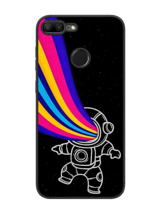 Astronaut Glossy Metal TPU Phone Cover for Honor 9 Lite Zapvi