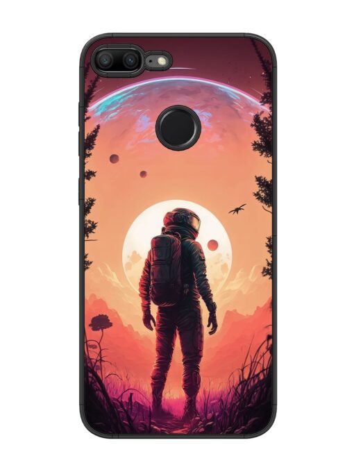 Red Sky At Morning Glossy Metal Phone Cover for Honor 9 Lite Zapvi