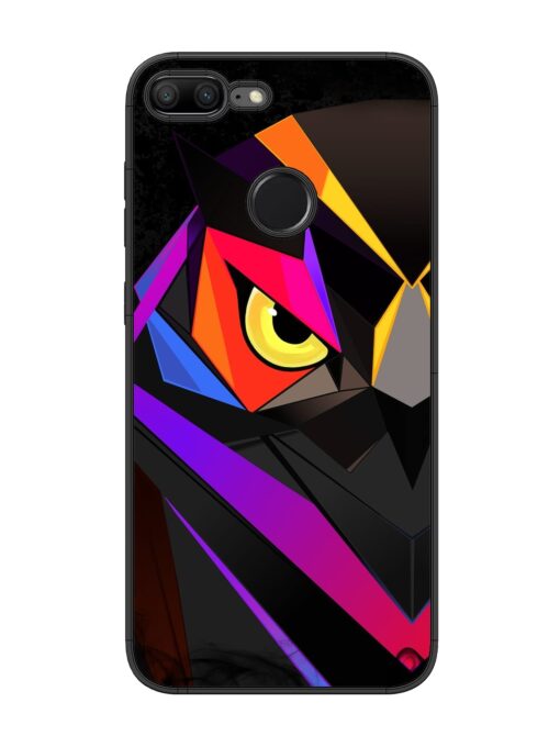 Wpap Owl Glossy Metal Phone Cover for Honor 9 Lite Zapvi