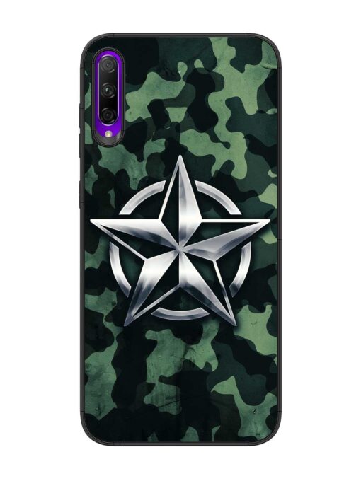 Indian Army Star Design Glossy Metal Phone Cover for Honor 9X Pro Zapvi