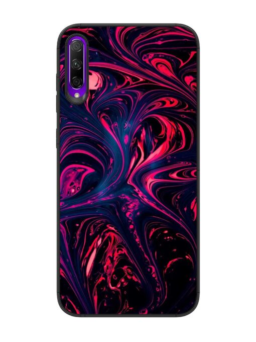 Abstract Background Glossy Metal Phone Cover for Honor 9X Pro Zapvi