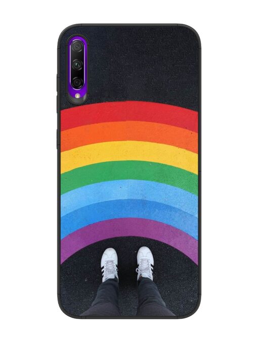 Legs Rainbow Glossy Metal TPU Phone Cover for Honor 9X Pro Zapvi