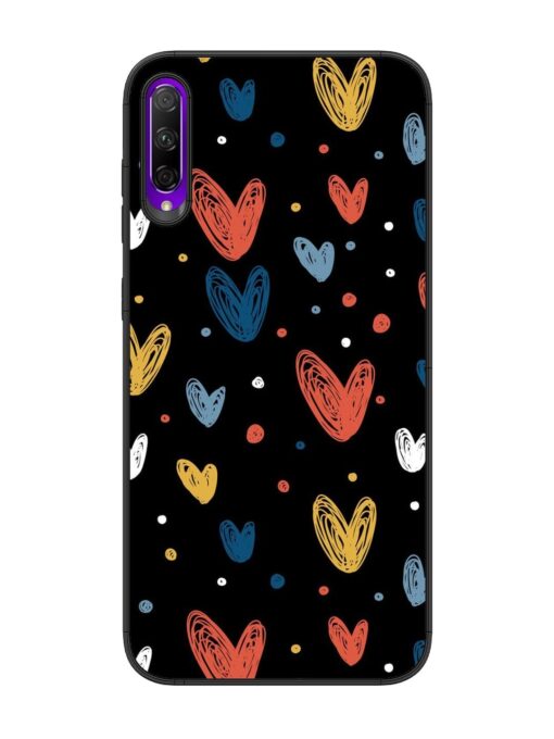 Happy Valentines Day Glossy Metal TPU Phone Cover for Honor 9X Pro Zapvi