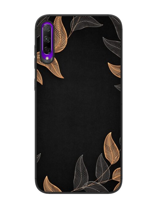 Foliage Art Glossy Metal Phone Cover for Honor 9X Pro Zapvi